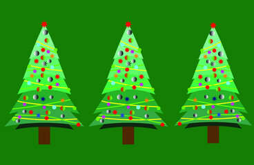 christmas tree illustration