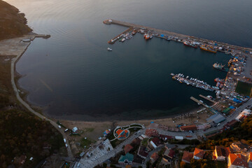 Poyrazkoy Village harbour view in Istanbul