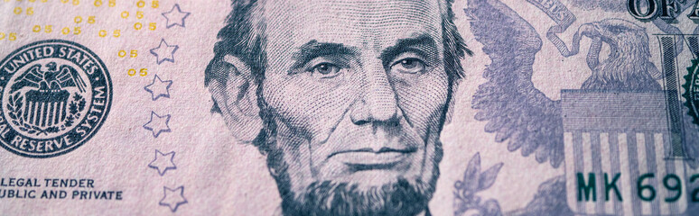 Close up of U.S. Dollar Currency
