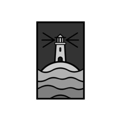 Light house logo design