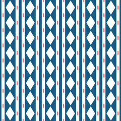 Fototapeta na wymiar Japanese Diamond Stripe Line Vector Seamless Pattern