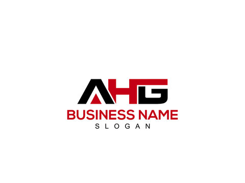 Creative AHG Logo Letter Vector, ah logo design for company