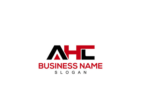Creative AHC Logo Letter Vector, ah logo design for company