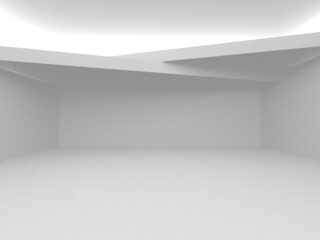 White Modern Background. Abstract Building Concept