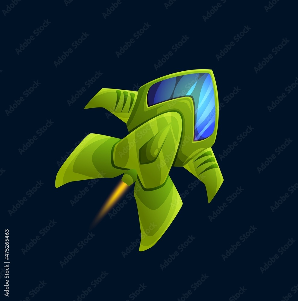 Poster launch of starship shuttle space craft isolated flaming fire spacecraft launch. vector fast space sh