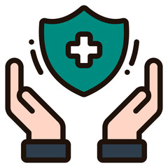 medical filled outline icon