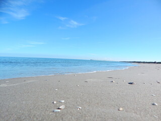 footprints on the sand