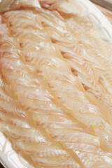  Sashimi, fresh raw fish dish