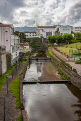 Fototapeta na wymiar View of The Ribeira Grande, Sao Miguel island, Azores, Portugal