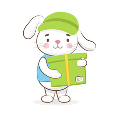 Delivery rabbit with delivery box
