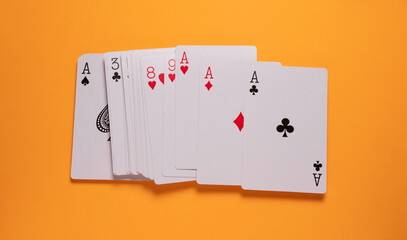 Set of a playing cards