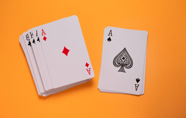 Set of a playing cards