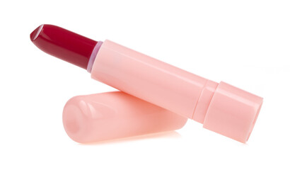 A Red Lipstick isolated on white background