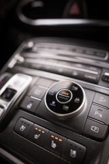 Modern car drive mode selector button