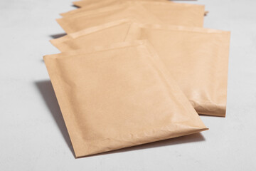 Lot of bubble envelopes for postal shipping