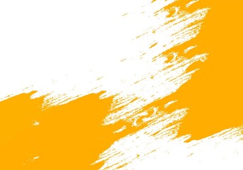 Orange grunge brush stroke texture background