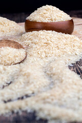uncooked steamed rice for better taste and quality