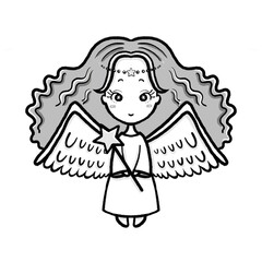 天使　かわいいイラスト素材