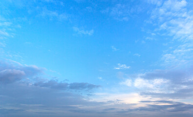 blue sky with clouds