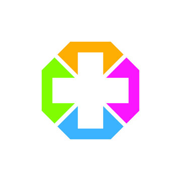 Octagon Medical Logo can be used for company, icon, and others.
