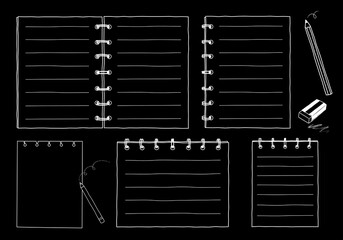 リングノートのフレームセット