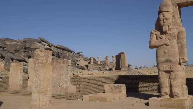 Kalabsha Temple on an island in Nubia next to Lake Nasser, Aswan, Egypt.