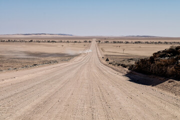 Fototapeta na wymiar Roads of Namibia
