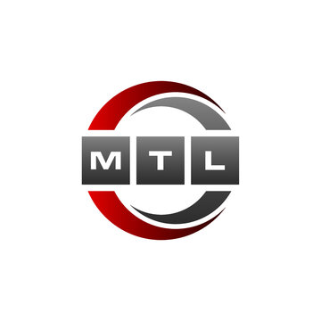 MTL Letter Initial Logo Design Template Vector Illustration