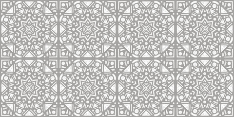 Oriental Pattern - Abstract Endless Vector Background 