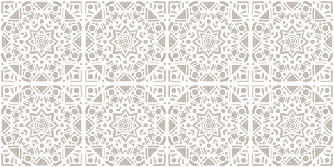 Oriental Pattern - Abstract Endless Vector Background 