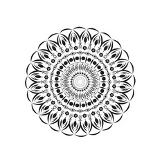 Flower Mandala decorative Pattern Ornament Vector