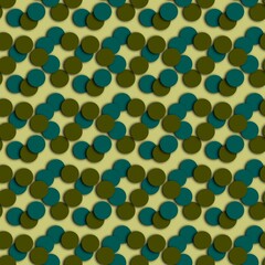 Circle confetti seamless pattern for fabrics and textiles and packaging 