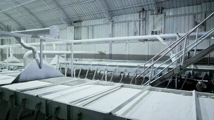 Sugar production factory