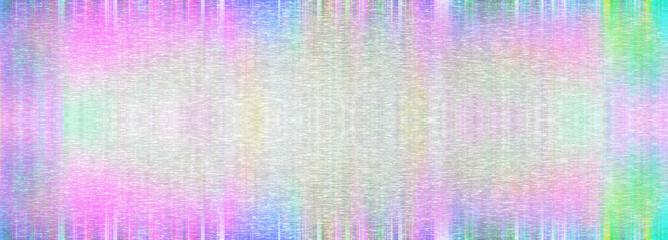 Abstract neon glitch art background image.