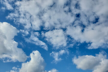 blue sky with clouds