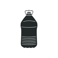 Carafe Water Icon Silhouette Illustration. Plastic Container Bottle Vector Graphic Pictogram Symbol Clip Art. Doodle Sketch Black Sign.