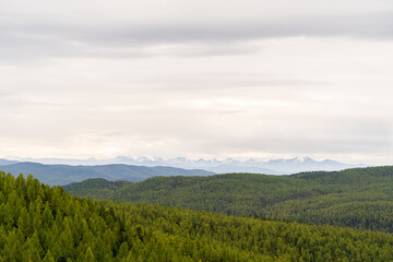 landscape with mountains