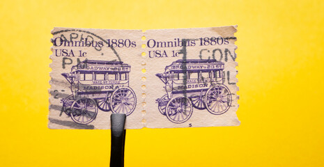 Postal Stamps From USA in Kandy stamp exhibition