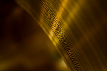 COPPER FACTORY. CLOSE UP, DETAIL OF COPPER High quality photo