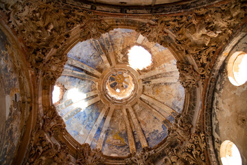Ruins of the town of Belchite, scene of one of the symbolic battles of the Spanish Civil War, the...