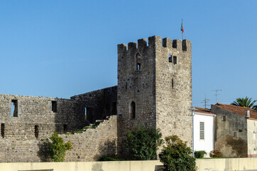 Fototapeta na wymiar Castle of the medieval village of Soure, central Portugal.