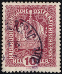 Postage stamps of the Austria. Stamp printed in the Austria. Stamp printed by Austria.