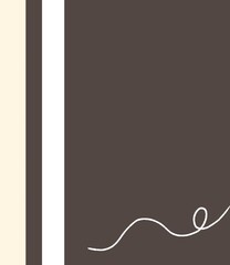 black cat with a frame