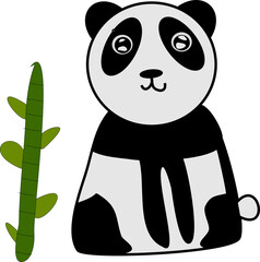 panda and bamboo © Robert