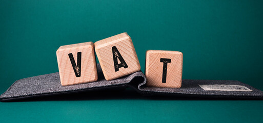 Words with VAT , Business Concept idea