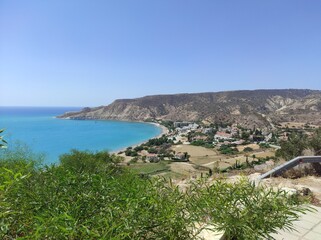 pissouri village, view from the hill 