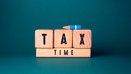 Tax Words , Business Concept idea