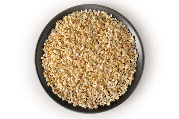 dried apple slices close up