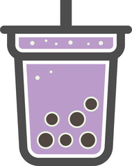 Taro Bubble Milk Tea icon