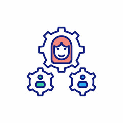 Connecting icon in vector. Logotype